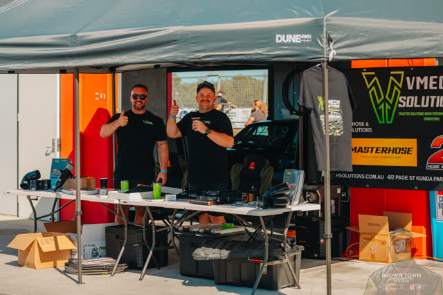 VMECH Solutions stand at a car event